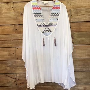Boho patterned coverup
